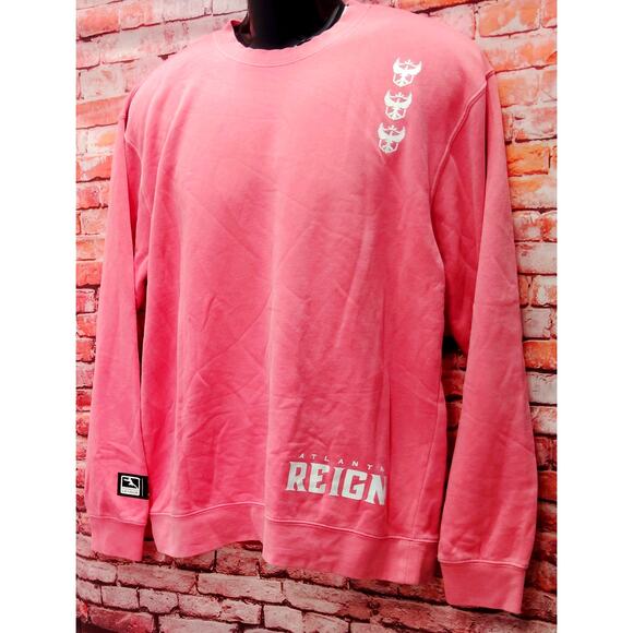 Atlanta Reign Sweatshirt Unisex Large Pink Fleece Lined ULT Video Game Sports - Picture 6 of 8